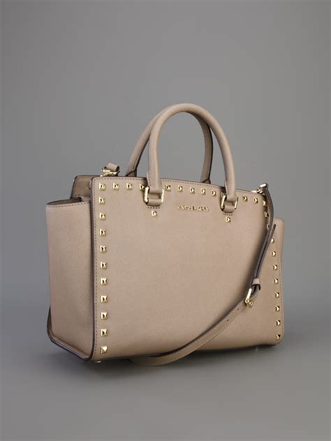 michael kors small selma studded satchel